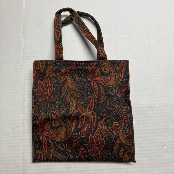 Metropolitan Museum Handbags - Vintage MET The Metropolitan Museum of Art Polished Cotton Paisley Tote Flawed